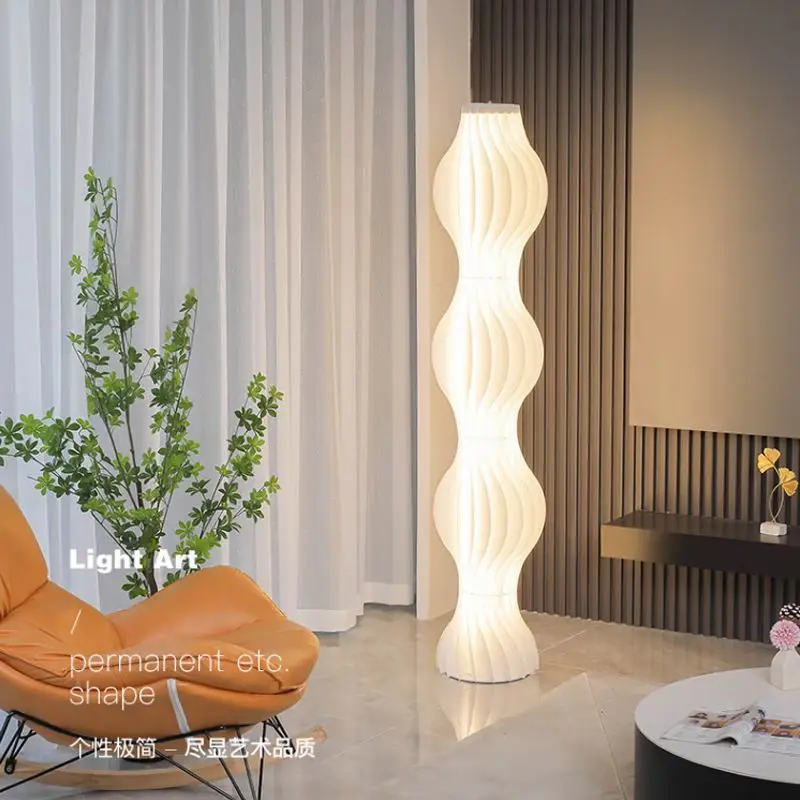 J0G cream wind grass skirt floor lamp Nordic ins wind living room sofa floor lamp advanced light luxury girl bedroom stand