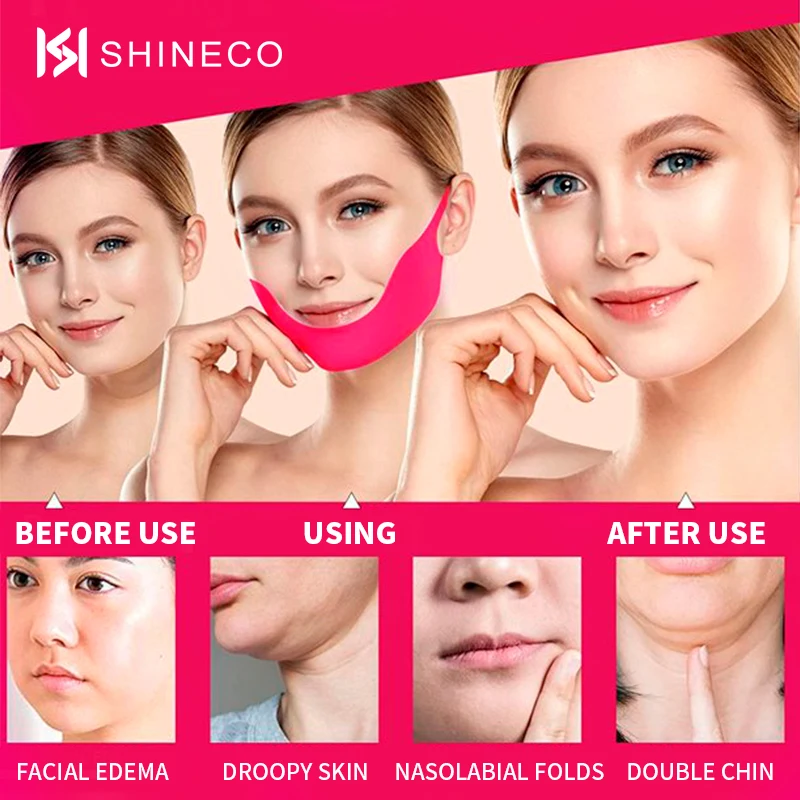 Double V Slimming Face Make Chin Firm Shape Line Lifting Lift Shaped Strap Shapeface Reducer Mask Slim Band Patch