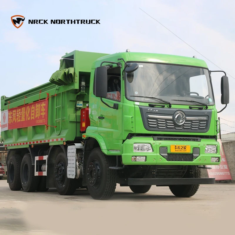 Heavy Duty New Trucks Dongfeng Tianjin VR Heavy Truck 350 HP 8X4 Dumper Tipper Tipping Dump Truck