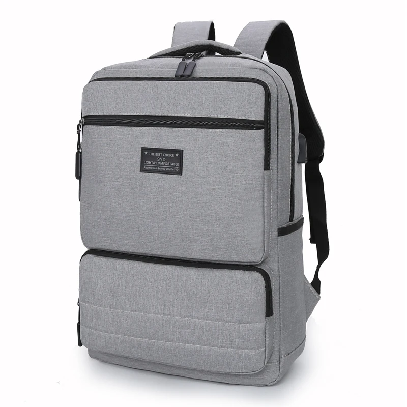 Water Resistant USB Bags Laptop Backpack 15.6 Inch College School Computer Bag Gifts for Men and Women Fits Notebook