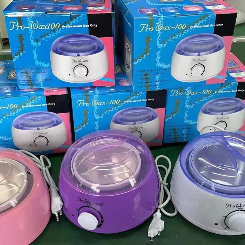Wax Heater Warmer Machine for Hair Removal Depilation Dipping Epilator Paraffin Pot and Wood Sticks Kit