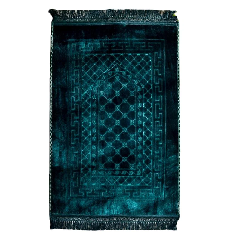 Factory direct selling pilgrimage Muslim mat quilting embossing prayer mat