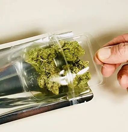 
Smell Proof Odor Free Resealable TRAYBAGS, 1/4 oz. Quarter Ounce (50 Pack) Reusable Ziplock Mylar Herb and Food Storage Bag 