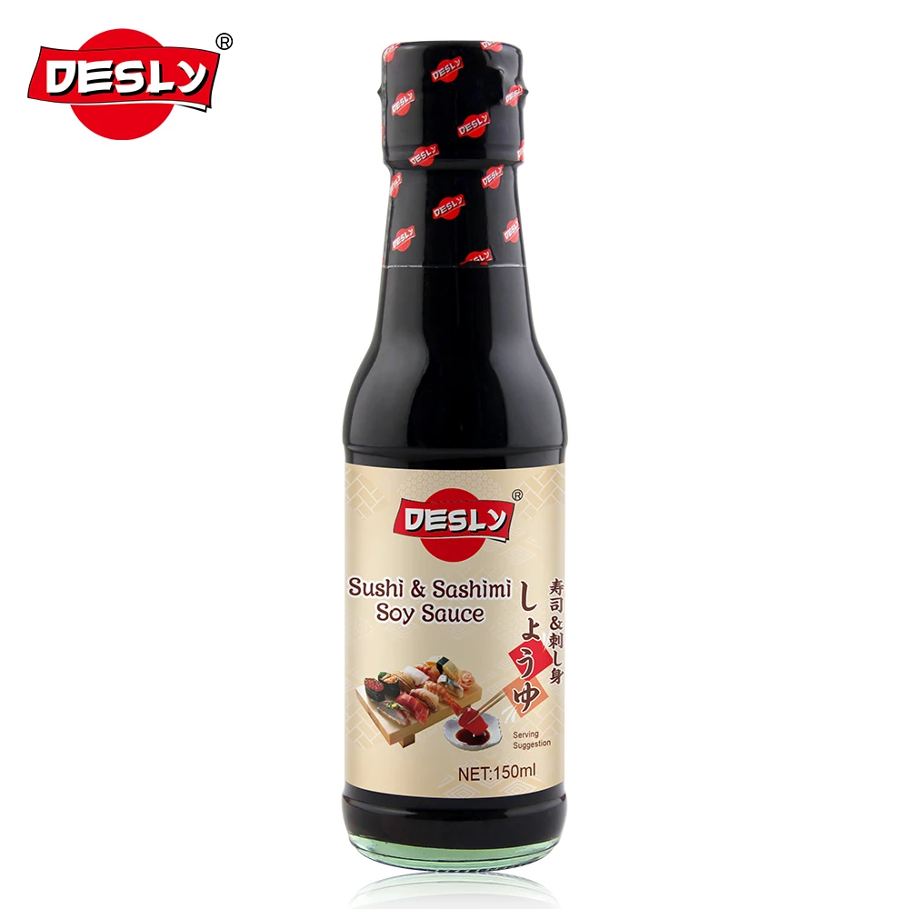 High Quality Factory Production Oem Dark Japanese Private Brand Gluten Free Soy Sauce