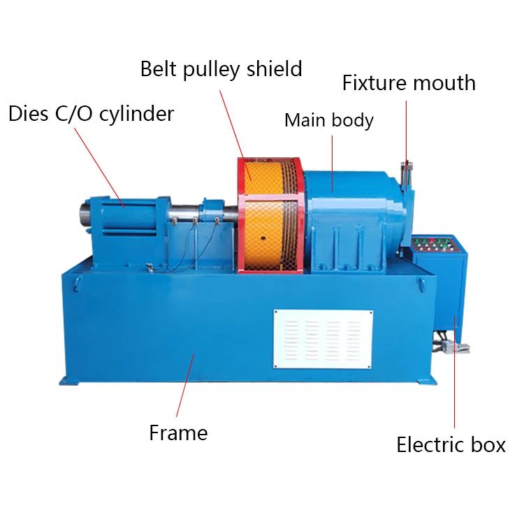 Aluminium SS Flower Pipe Forming Embossing Machine
