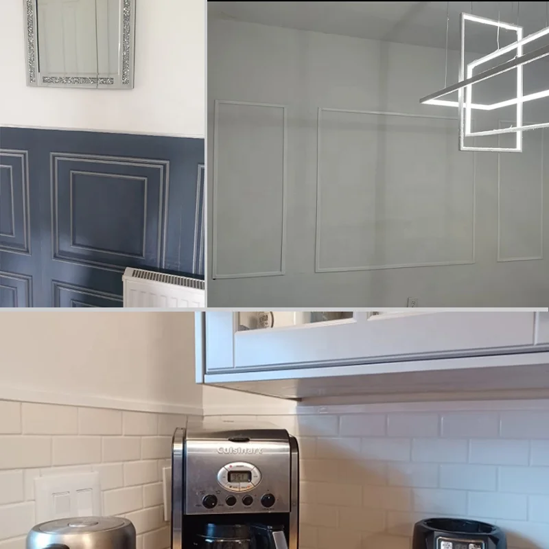 High Quality Office Decorative Material  Pvc Decorative Moulding trim For Wall