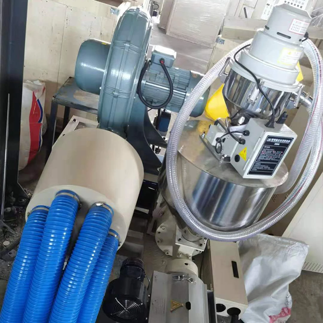 High output PE HDPE LDPE plastic film extruder machine pe film blowing machine plastic bag making machine production line