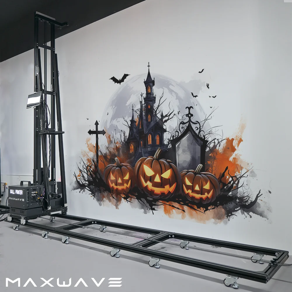 DX10 3D 5D Effect Outdoor Vertical Wall Printer Machine Inkjet Wall Printing Machine Indoor Paint
