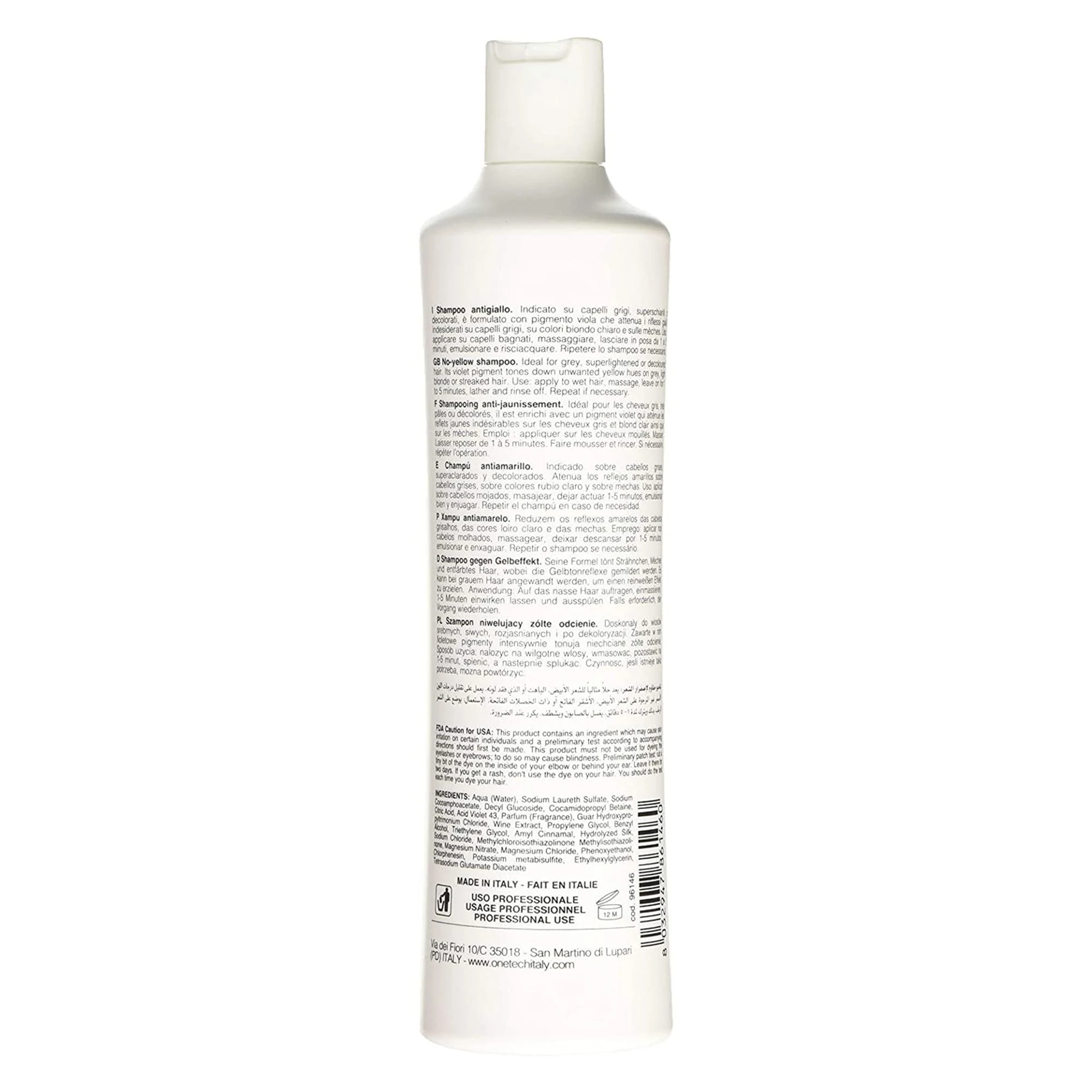 High Quality Factory Sale Color-Protecting Blue Shampoo Brunettes Brassiness Control Color-Correcting Shampoo