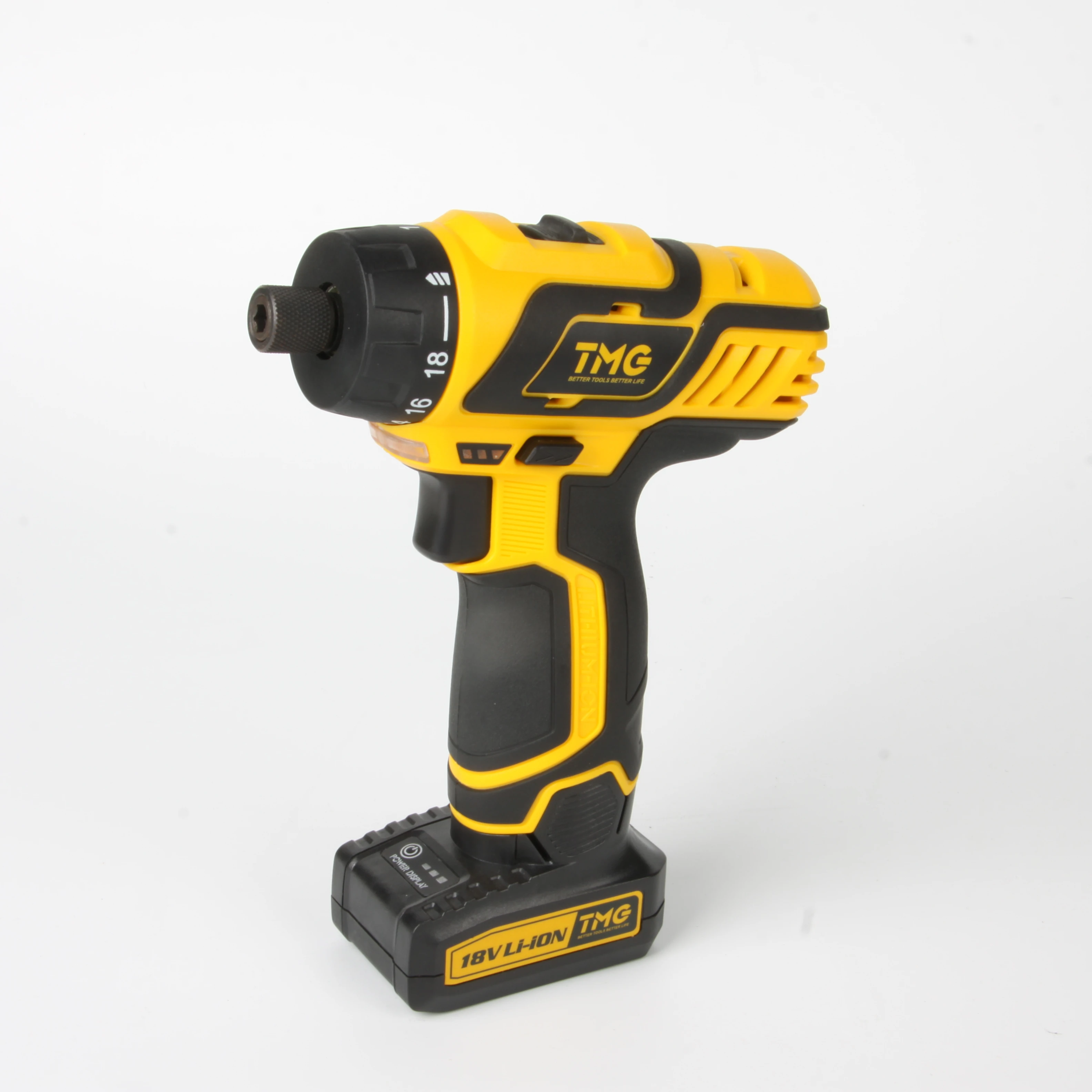 Factory Direct Sale Power Tools  Power drills 14.4V/18V Li-ion Battery Rechargeable Cordless Impact Driver 18KP4ID01-1