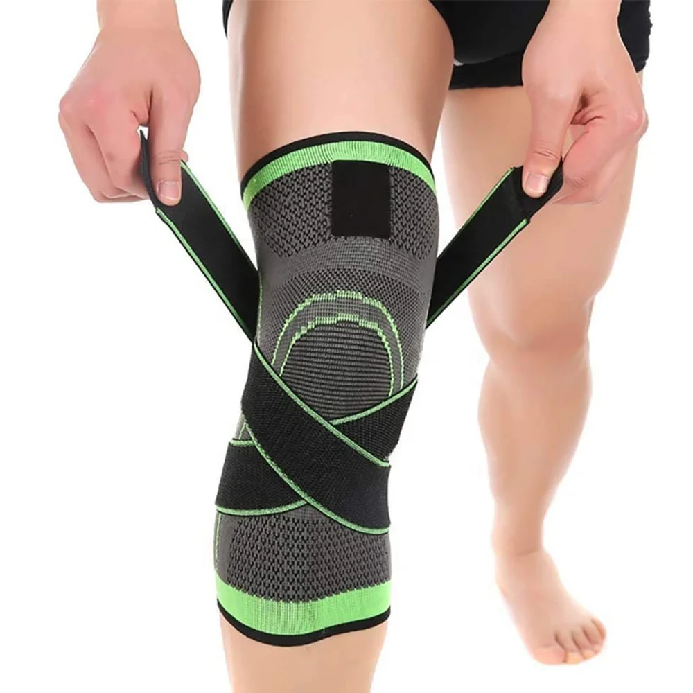 Unisex Knee Compression Sleeve Knee Brace Knee Support for Running Basketball Weightlifting Gym Workout Sports