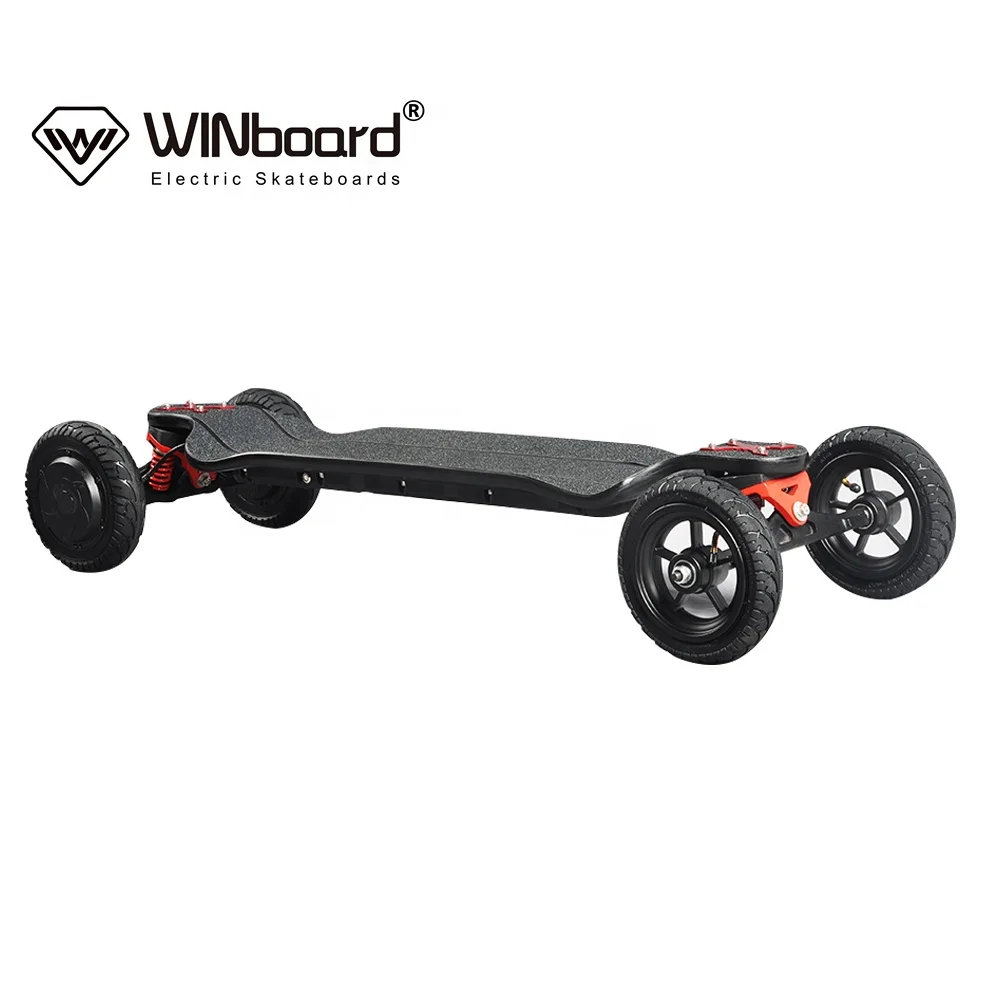 WINboard Hub motor battery Powered Canadian Maple Wooden deck 8 inch off road electric skateboard longboard