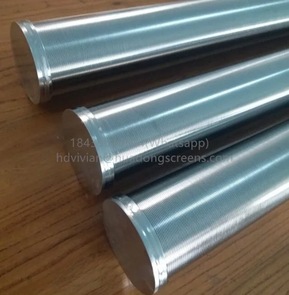 Stainless steel 100 micron Automatic Back Wash Filter Tubes For Water Treatment Self Cleaning Filter Tube Sintered Mesh Filter