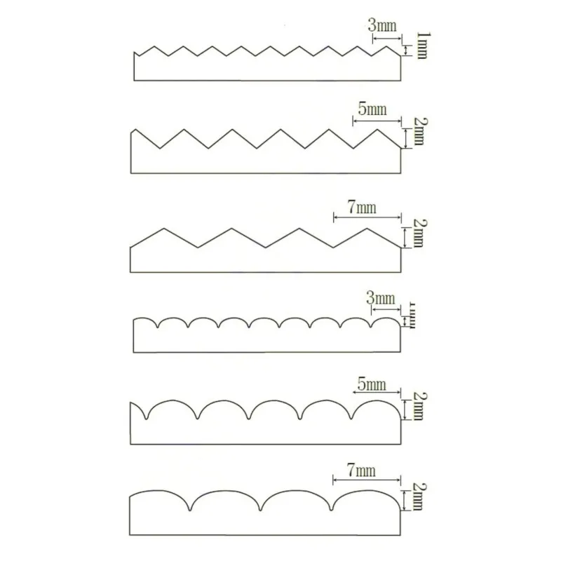 Black3.5 мм треугольные зубные глифы портновские ножницы ручные кружевные ножницы Профессиональные ножницы