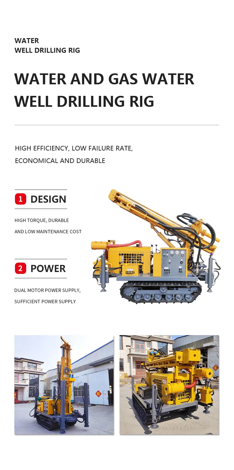 Hot sale durability Used with air compressor well drilling rigs machine price