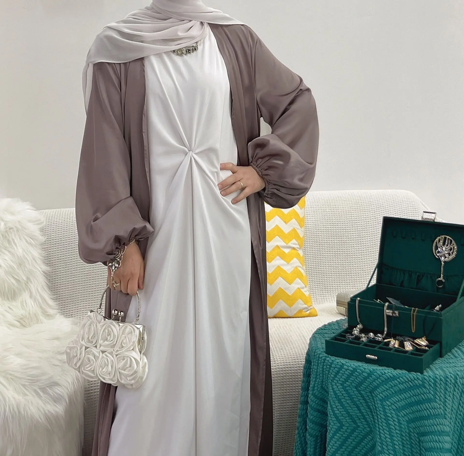 Abaya мусульманские платья, мусульманская одежда для женщин, мусульманская одежда, хорошо сделанная, без рукавов, внутреннее платье для Abaya Дубай