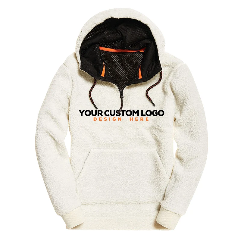 Дизайнерские мужские повседневные пуловеры, флисовые французские махровые теплые толстовки с капюшоном