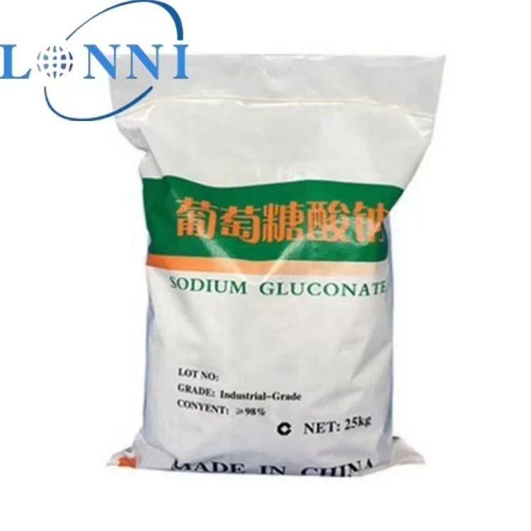Concrete additives 99% purity Sodium gluconate