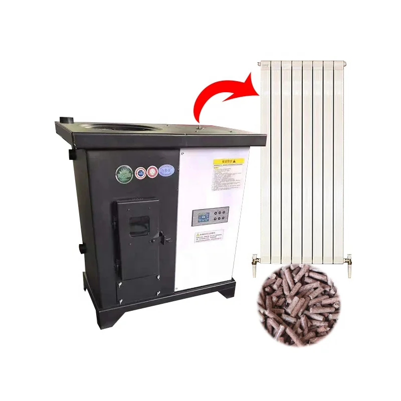 Villa And Apartment Indoor Water Circulation Stove Boiler For Radiator Wood Pellet Heater