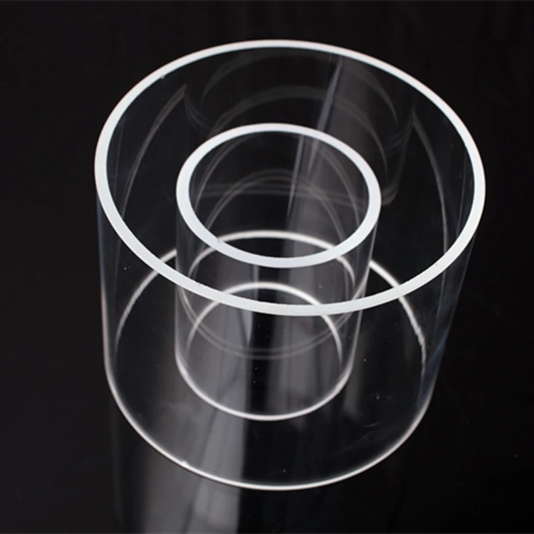 Customized Various Sizes Of Quartz Tube Clear Quartz Glass For Laboratory