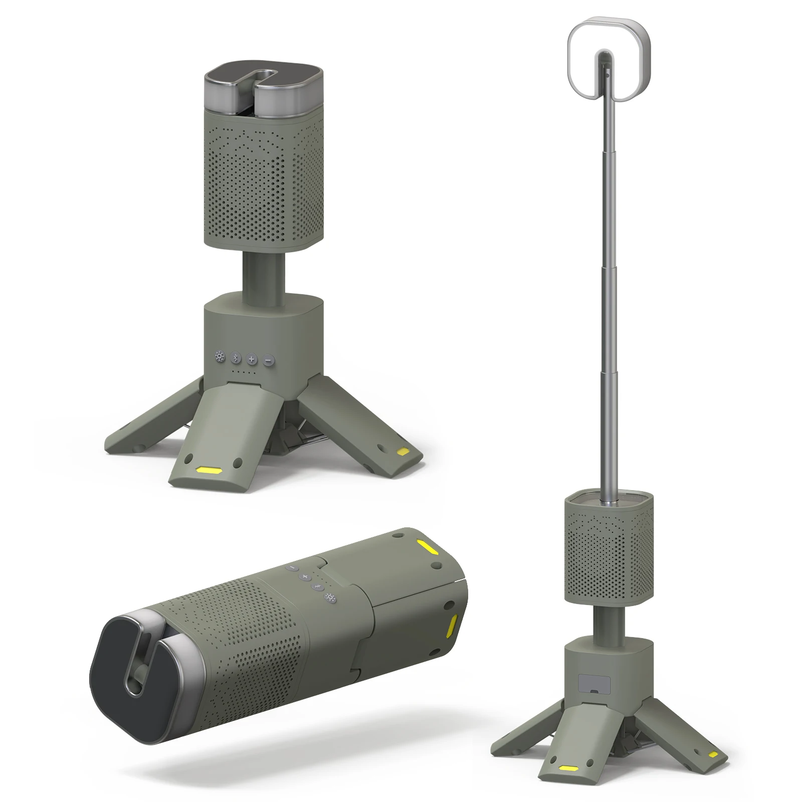 13500mAh 80cm telescopic Stand  Outdoor Emergency camping Lamp with  telescopic tripod/Bluetooth Speaker