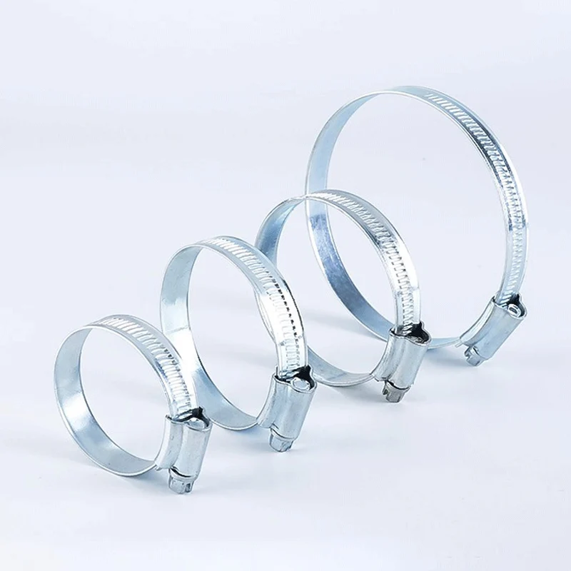 Fasteners Factory 12mm Band Heavy Duty Hydraulic Stainless Steel British Type Adjustable Hose Clamp Pipe Clamps