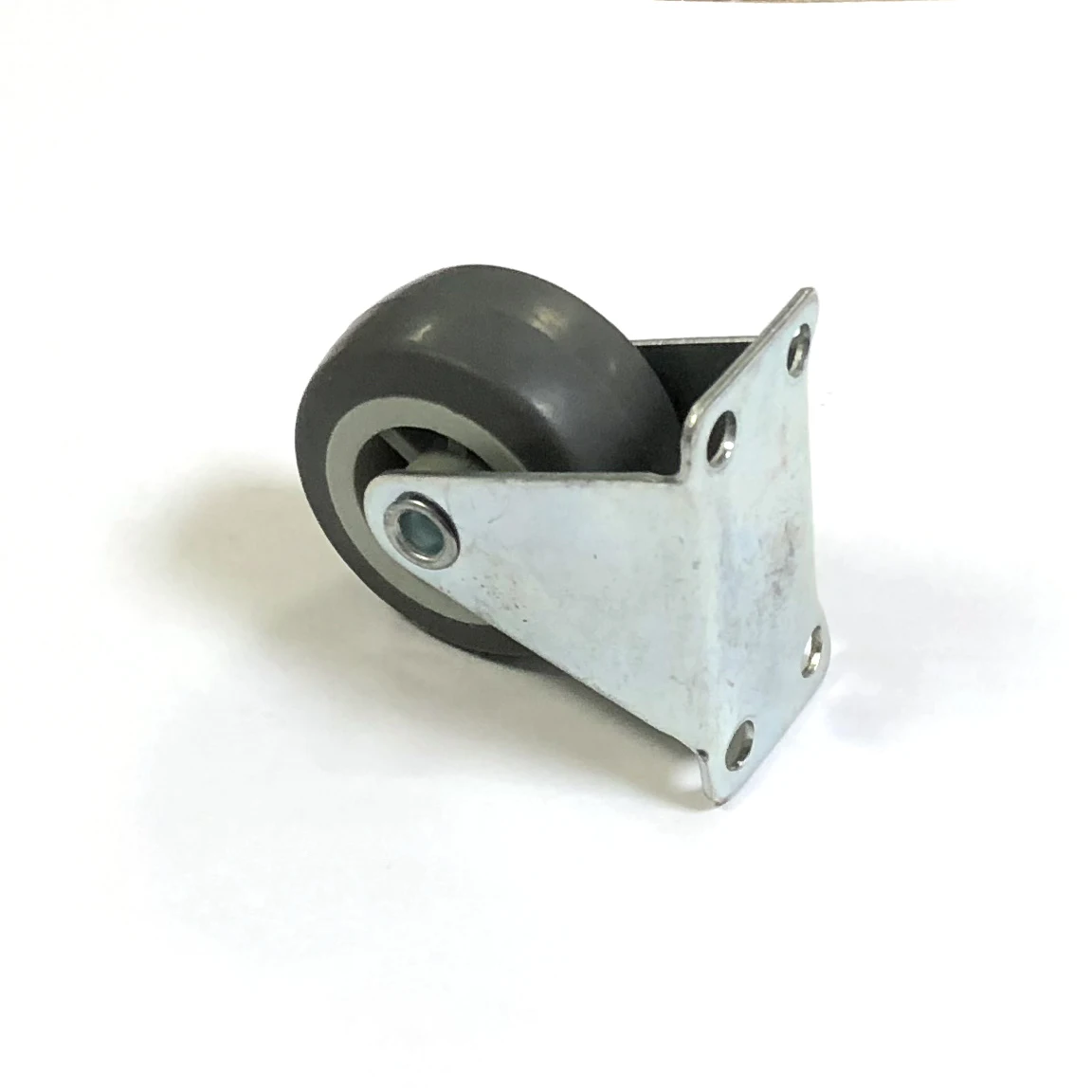 38MM Flat Top Plate Small Light Duty Fixed Caster For Cart