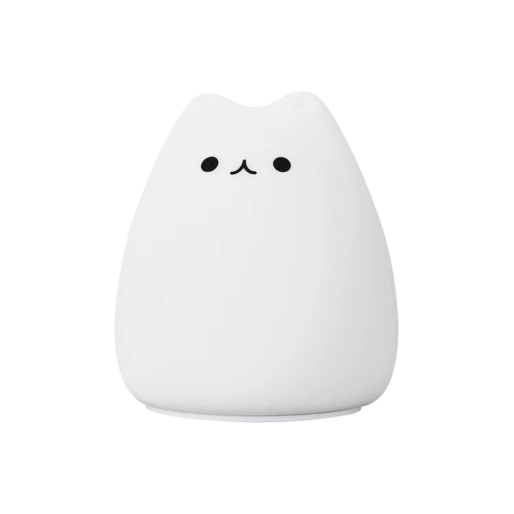 Table desk cute cat lamp 3 AAA battery led sleep light mini baby colorful mood night light