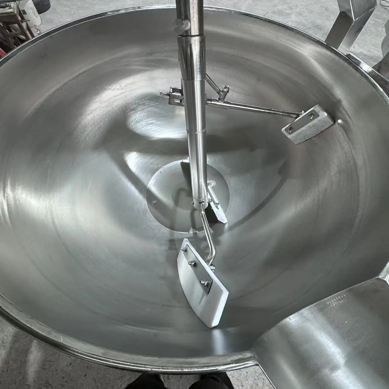 processing small jam rice robot stir fry auto mixer making oil cook automatic cooking machine