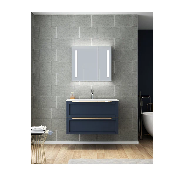 
Foshan customized hot sale pvc modern bathroom cabinet 