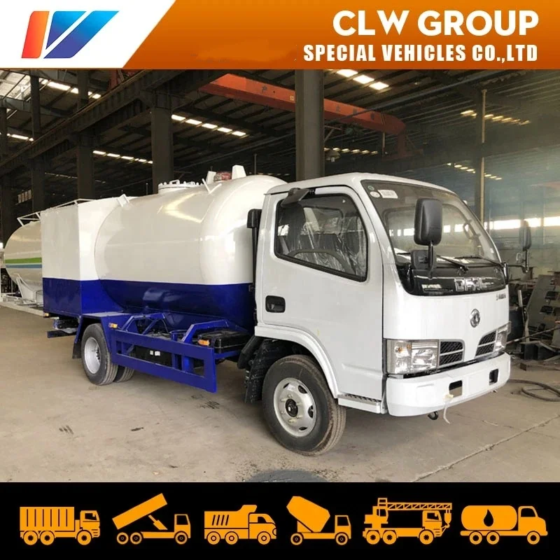 5000L LPG Gas Bobtail Tank Truck Small 2ton 3tons Home Cylinder Filling Tanker Truck with LPG Dispenser for Nigeria