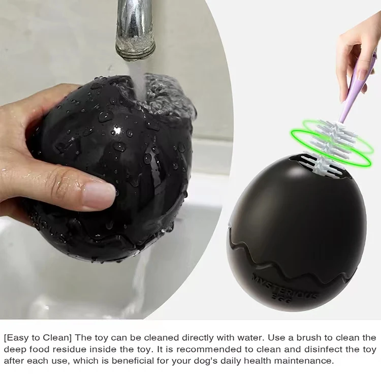 wholesale dinosaur egg ball dispenser pet toy export dog slow food dinosaur eggs dog chew toys