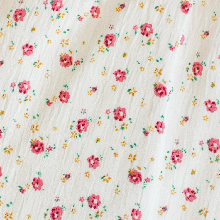 2024 new arrival fashion spring causal ruffle long sleeve floral print kids baby girls dress for 3-8 years