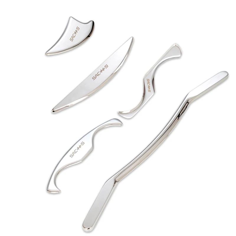 Инструменты Gua Sha металлический фасциальный нож скребок массажер для тела Myofascial Release из нержавеющей стали