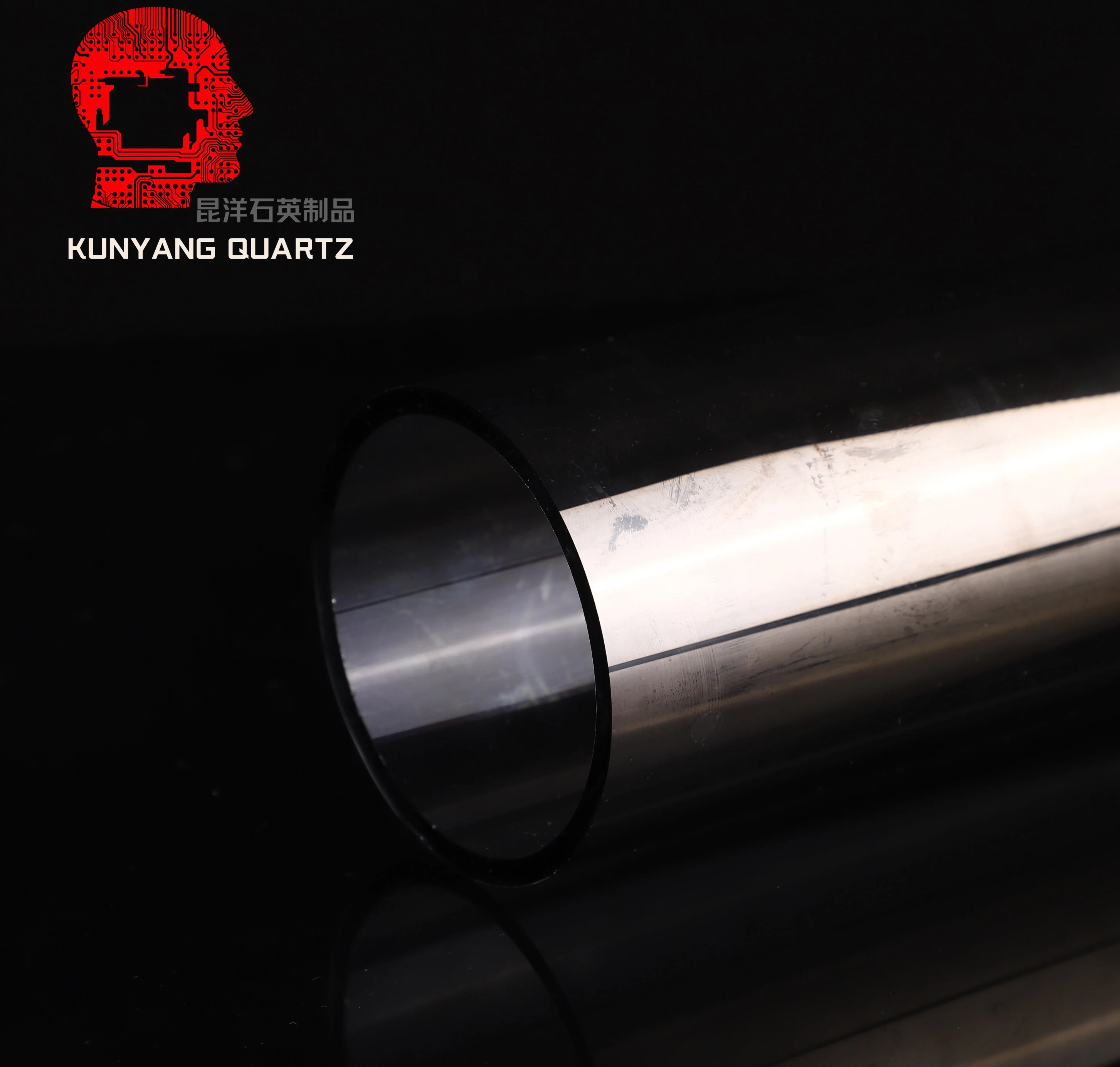 Clear OD 100 to 600 mm Large Diameter Quartz Glass Tube