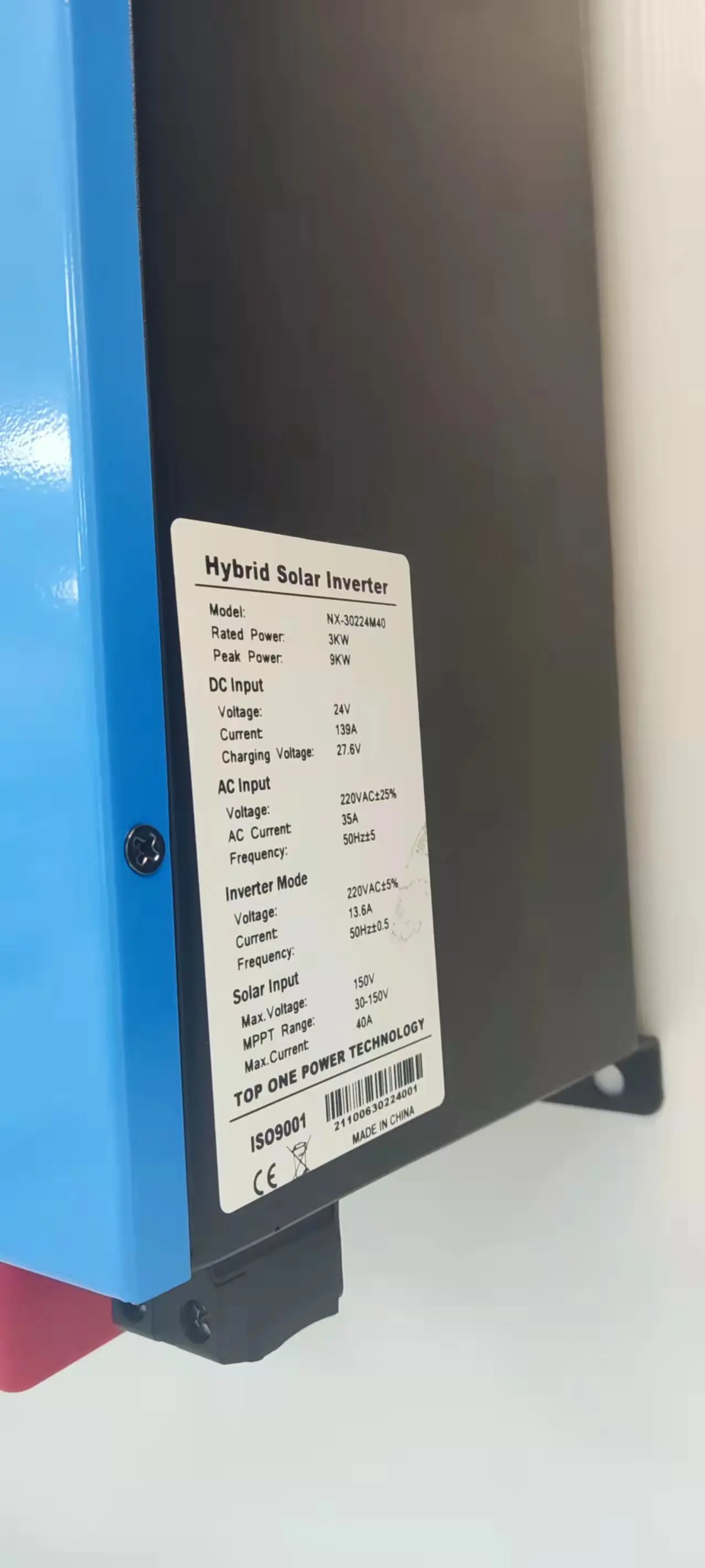 hybrid inverter 48V 120V 240V 3000w inverter Built-in MPPT 100A split phase inverter ampinvt