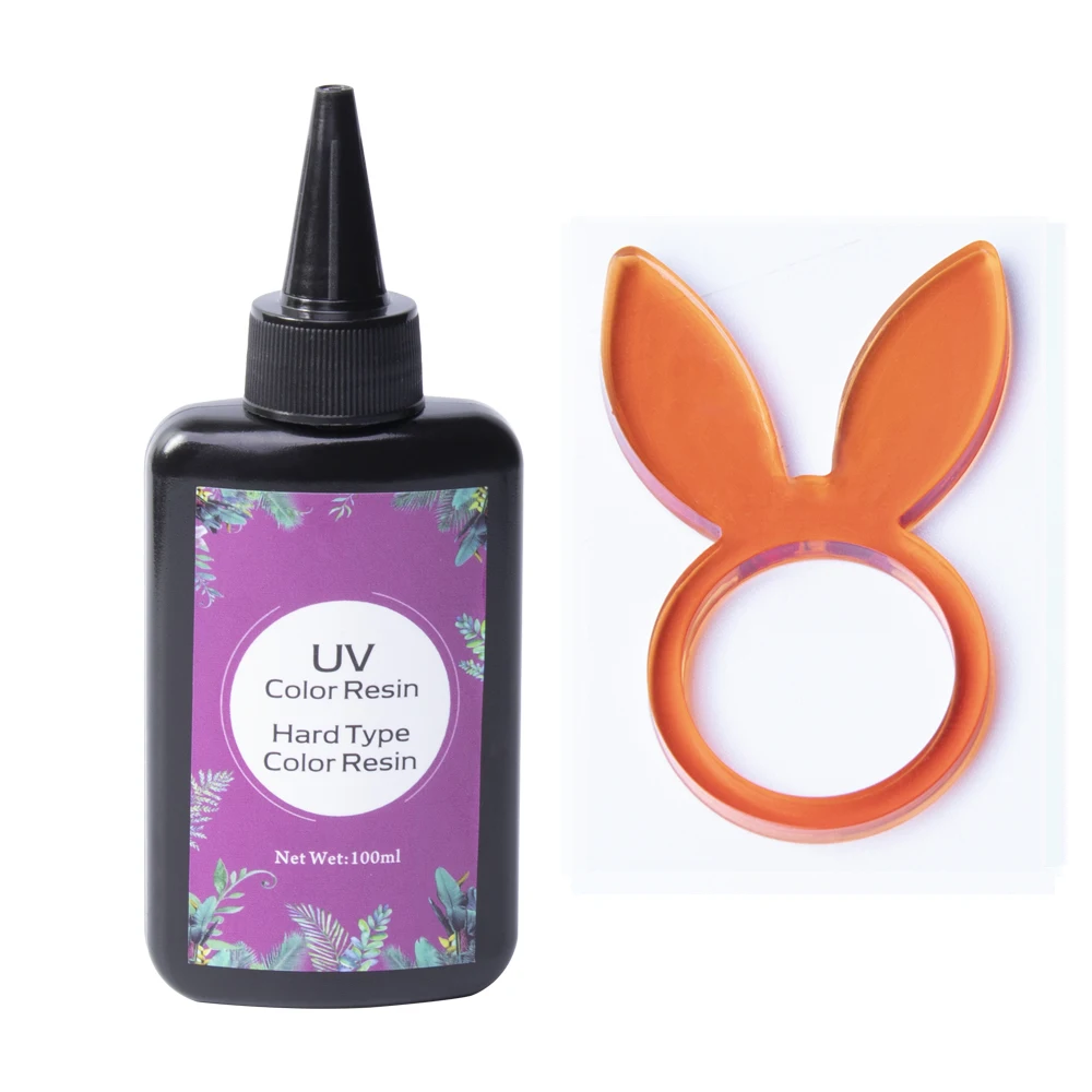 DIY Resin Art 30g/ 100g/ 500g/1000g Transparent UV Glue Epoxy Resin Curable Glue Hard Type Glue Craft Decoration Tool in/outdoor