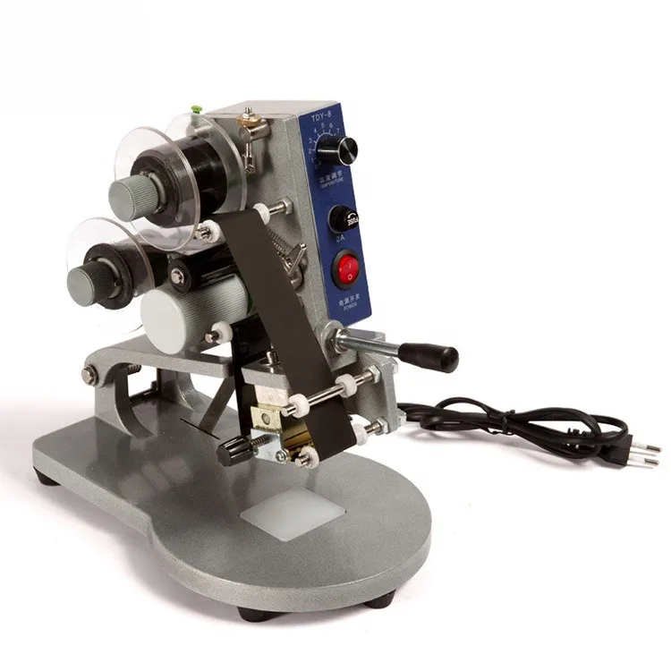 Manual Date Code Printers Label printer Hot Foil Stamp Coder Expiry Date Free Ribbon Paper