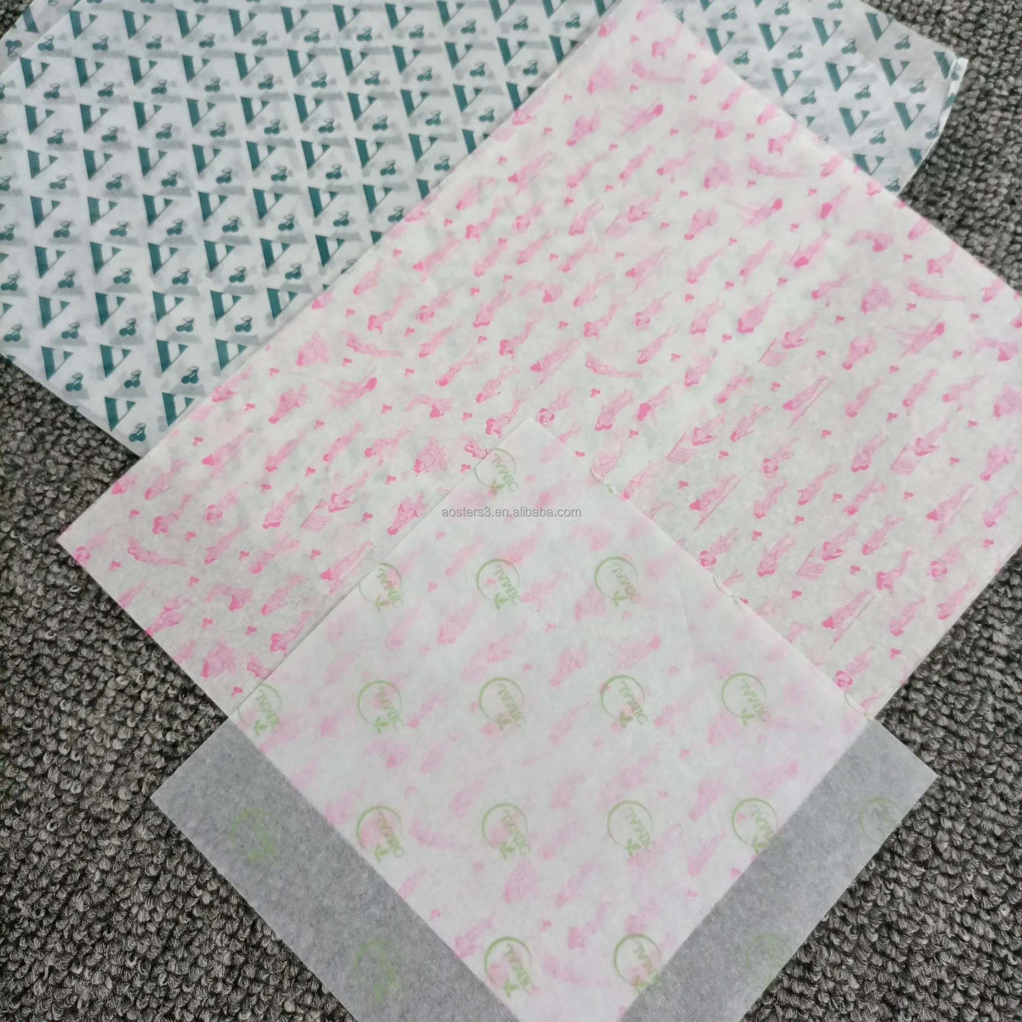 Custom clothing shoes with tissue paper packaging clothing white paper printing LOGO