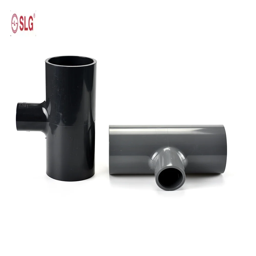 Superior quality water supply pipe fittings pvc reducing tee with wholesale price