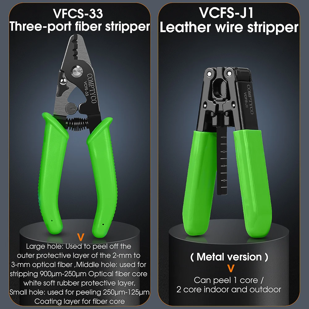 19pcs FTTH Fiber Optic Tool Kit -50~+26dBm Mini AUA-D5 Fiber Optica Power Meter and 10mW Visual Fault Locator AUA-7S FTTH Tool