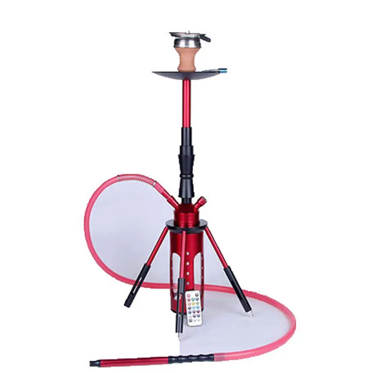 Factory Wholesale Low Price Portable Single Pipe Portable Hookah With Straw