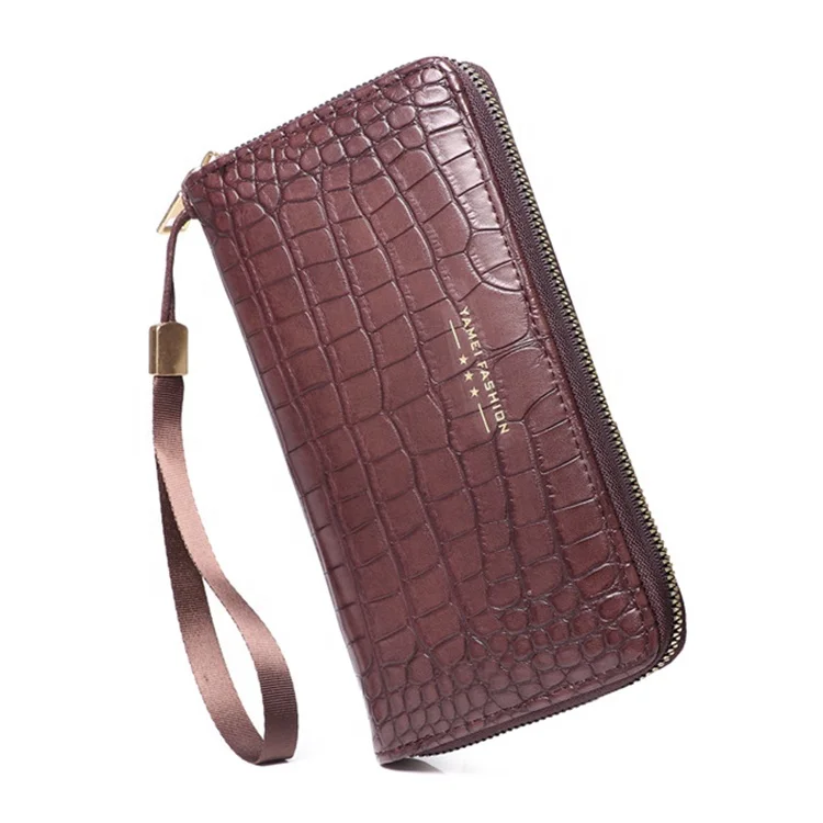 Crocodile Snake Skin Leather Mens Slim Wallet Clutch Purse