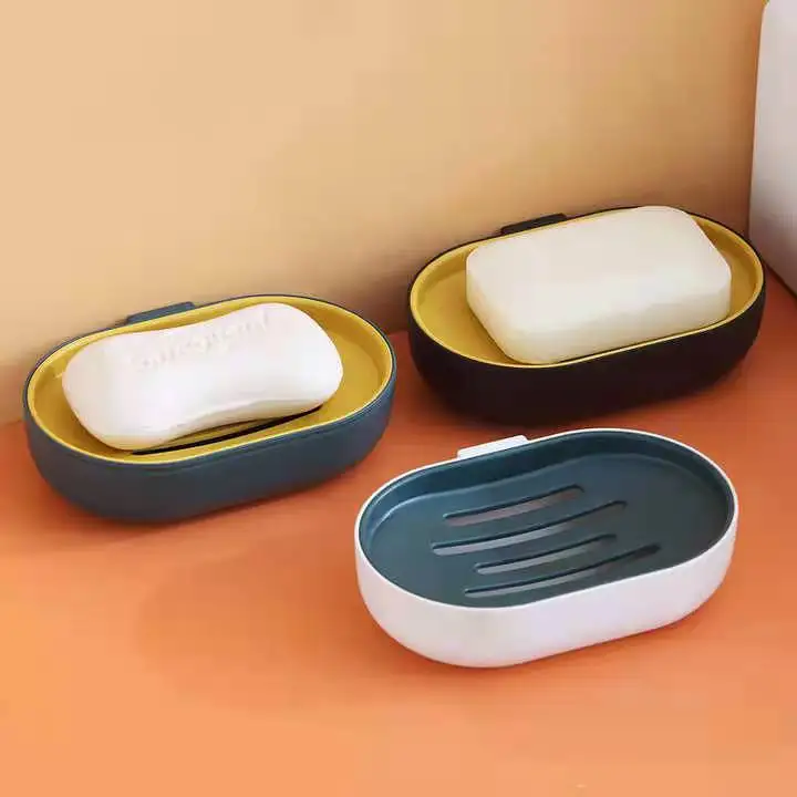 2024 новый дизайн сливной лоток для ванной комнаты Настенные Пластиковые чехлы на заказ контейнер посуды дозатор мыла и губки держатель