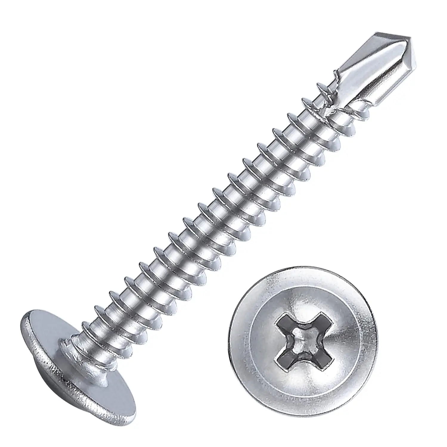 Stainless Steel 401 Round Head Truss Head Self Drilling Self Tapping Washer Screw