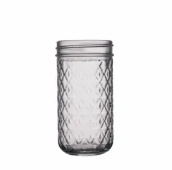 Berlin Packaging Wholesale Packing Round Wide Mouth Food Storage Beverage Honey Glass Mason Jars With Aluminum Lids
