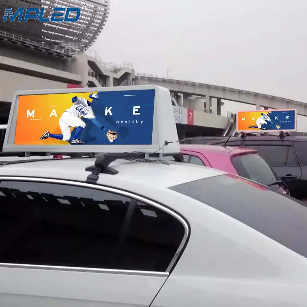 Рекламный двухсторонний светодиодный дисплей на крышу такси P2 P3 P4 P5 wifi USB беспроводной умный знак