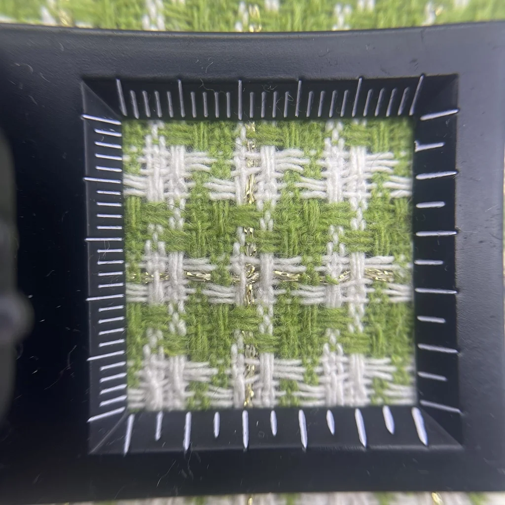 Fabric Manufacturing Woven Striped Plaid Tweed Polyester Gold Silver Thread Metallic Fabrics For Clothing 2961