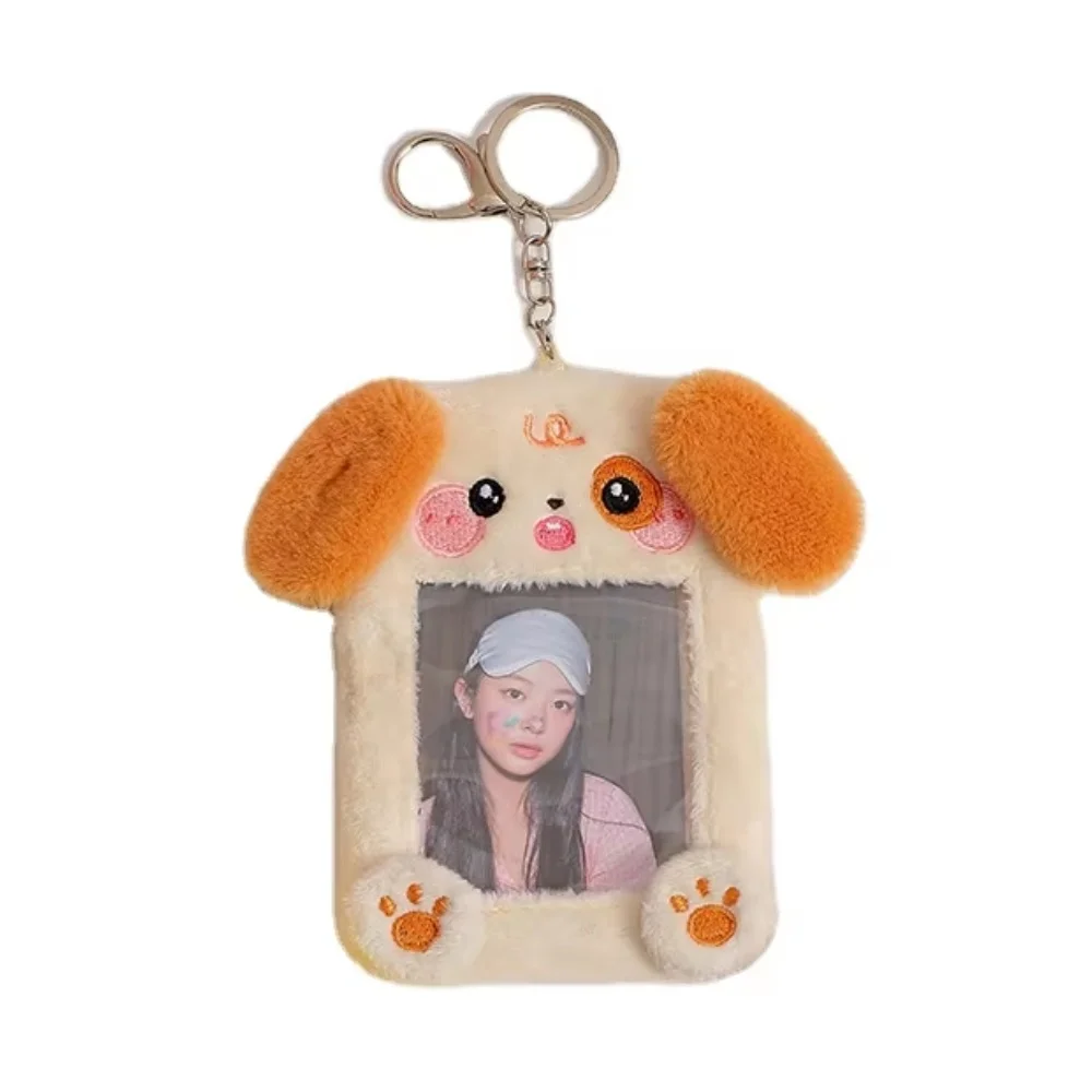 OEM/ODM оптовая продажа пользовательский kpop плюшевый держатель для фотокарт милый дизайн животных пушистый
