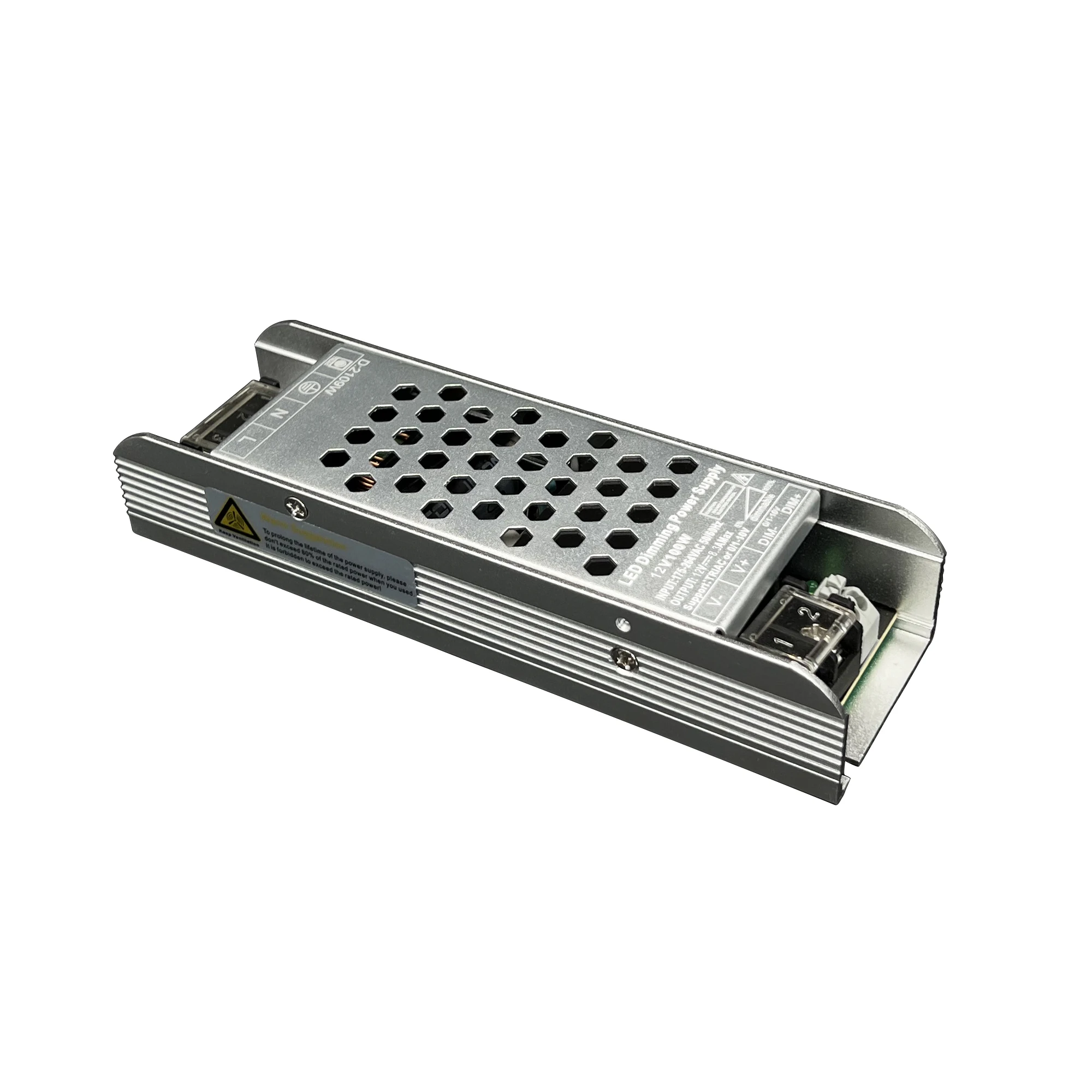 dimmable triac 0-10V led driver 100W DC12V 24V 36V 48V AC100-277V IP20 led power supply